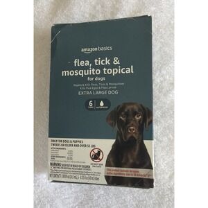 AMAZON BASICS FLEA & TICK & MOSQUITO TOPICAL FOR LARGE DOGS - FREE SHIPPING